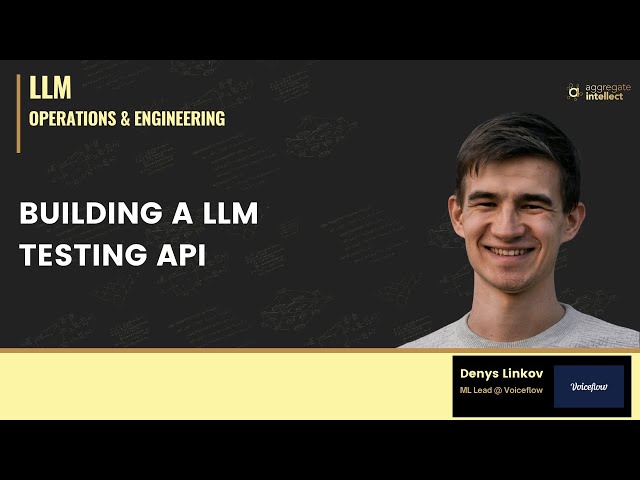 Building a LLM Testing API