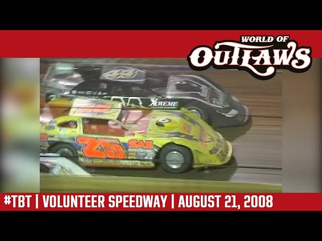 World of Outlaws Craftsman Late Models Volunteer Speedway August 21, 2008 | #ThrowbackThursday