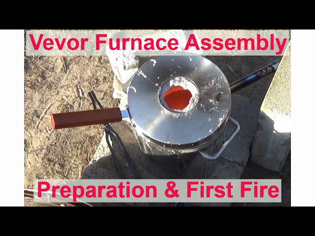 Assembly Refractory Cement And First Fire Of My Vevor Smelting Furnace