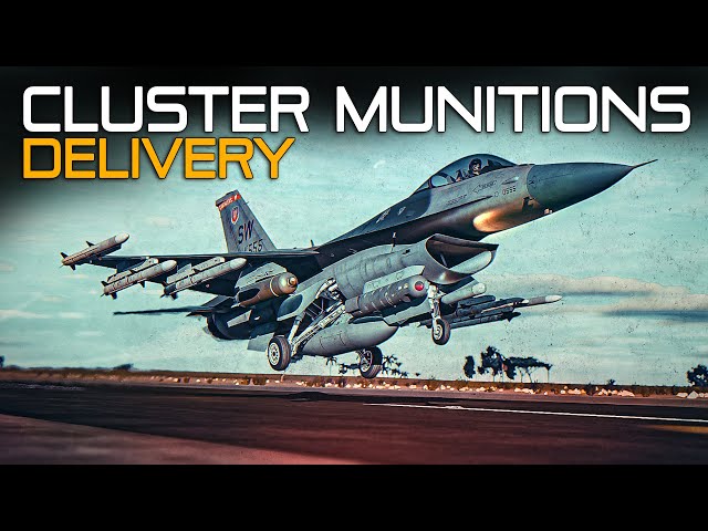 This Is Why Cluster Munitions Are So Effective | F-16C Viper | Digital Combat Simulator | DCS |