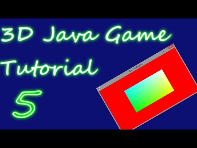 OpenGL 3D Game Tutorial 5: Coloring using Shaders