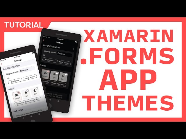 Dynamic App Themes in Xamarin.Forms - Light, Dark, & Custom Modes