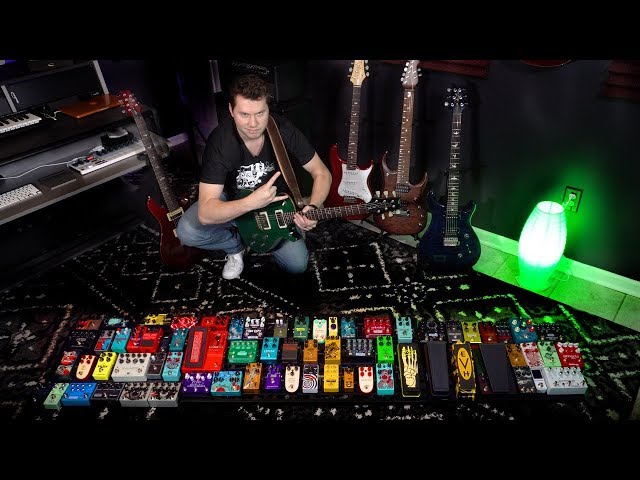 Turning on ALL MY GUITAR PEDALS (ridiculous)