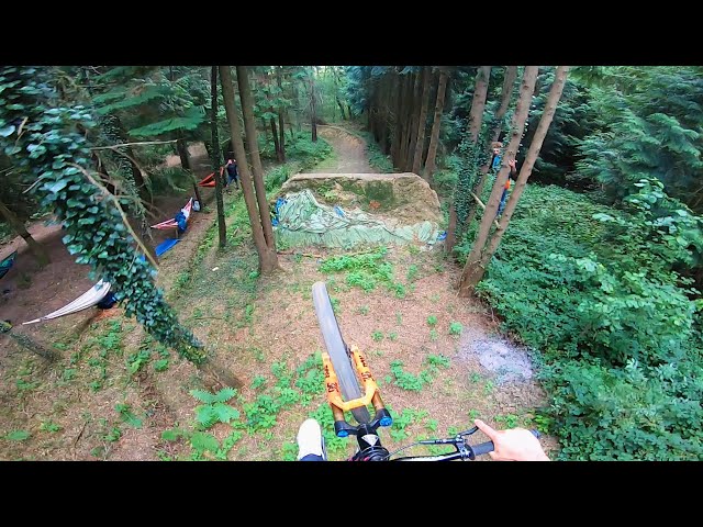 RIDING THESE MONSTER MTB DIRT JUMPS!! TRAILS JAM DAY!