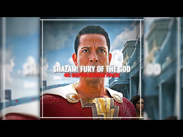 SHAZAM! FURY OF THE GODS | | 4K60FPS TWIXTOR | FREE CLIP