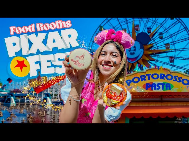 NEW! Pixar Fest Food Booths Arrive at the Disneyland Resort! Disney California Adventure 2024