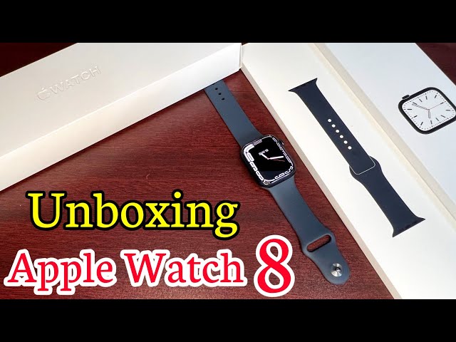 Apple Watch Series 8! Midnight 45mm Unboxing