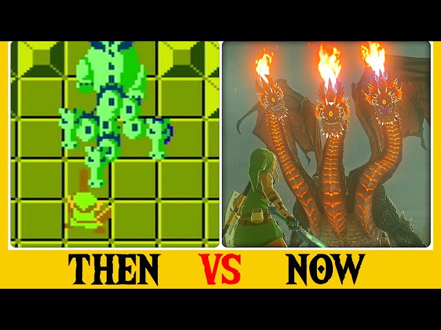 Then and Now | Classic Zeldas VS Tears of the Kingdom