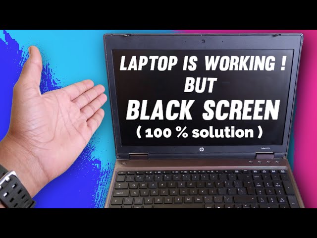 LAPTOP "DISPLAY NOT WORKING" ! | Laptop is "ON" But Black Screen | [Windows 10 black screen problem]