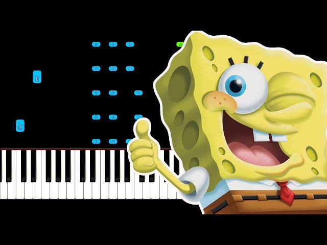 Tainy, J Balvin - Agua Theme From Sponge On The Run Piano Tutorial