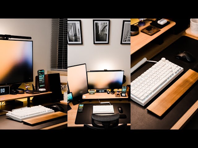 2023 Desk Setup，Home Workspace | 桌面改造2023 | 不到6平小房间，极限布置！ | 米家，升降桌，双屏 | 桌搭好物分享