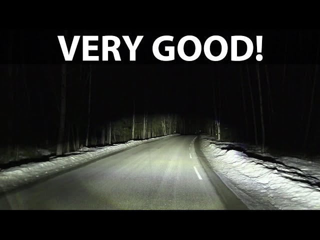 Mercedes EQV headlights test