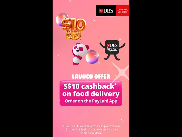 foodpanda is now on the DBS PayLah! app
