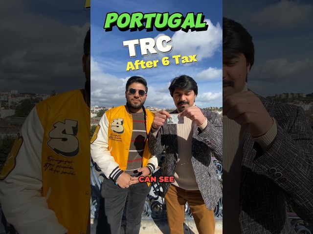 Portugal 🇵🇹 TRC after 6 Tax #portugal #europe #shorts