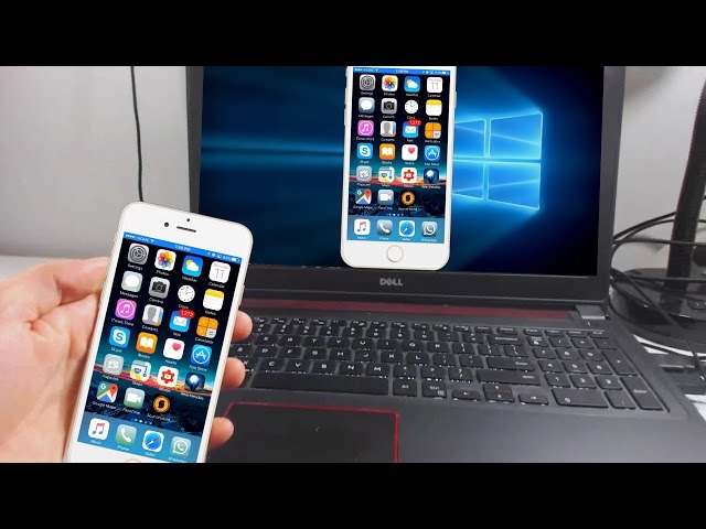 How to project  your IPhone onto your computer FREE!
