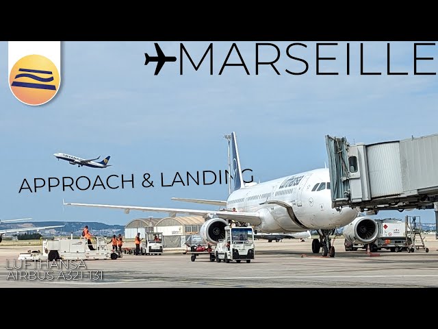 Approach & Landing ✈ Marseille Provence Airport | France