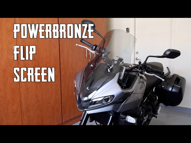 Powerbronze Flip Windscreen Install - 2022 Triumph Tiger Sport 660