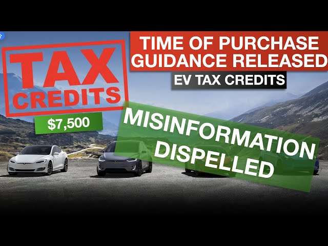 EV TAX CREDITS: IRS Guidance Released: Lot of Opinions Out There/What's Right?(Not Financial Advice)