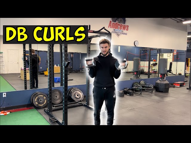 How to do Dumbbell Bicep Curl Exercise | 2 Minute Tutorials