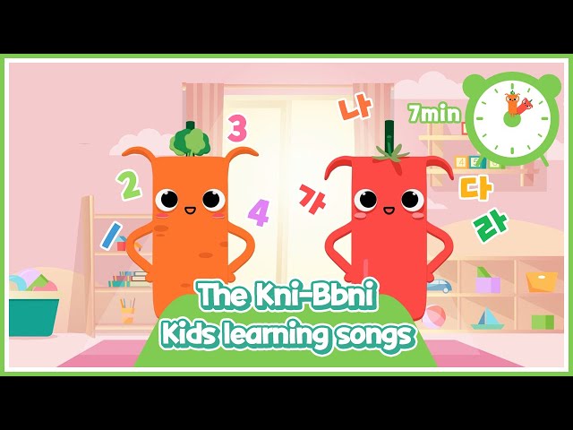 크니쁘니 학습동요 모음) 영어버전) 동요모음 Kids learning songs