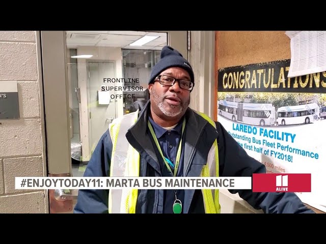 Enjoy Today! | Local shoutout from MARTA bus maintenance