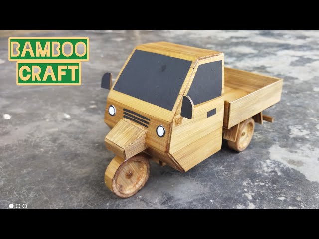How to Make RC Three Wheeler By Bamboo || Making Auto At Home Easily.