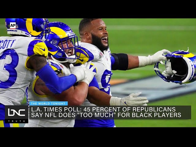 45% of Republicans Say NFL Does Too Much for Its Black Players