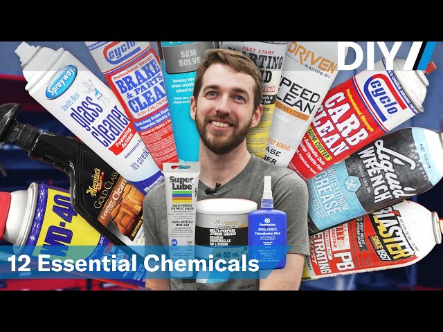 12 essential automotive chemicals for your garage | DIY
