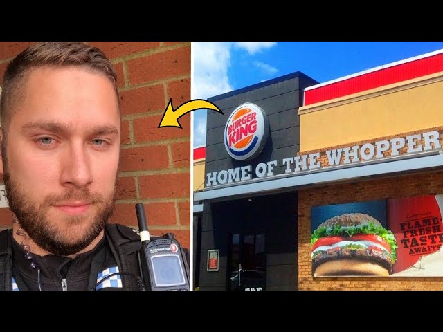 Woman shames cop for getting lunch at Burger King while on duty, now he has perfect response