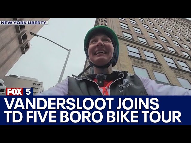 New York Liberty's Courtney Vandersloot joins TD Five Boro Bike Tour