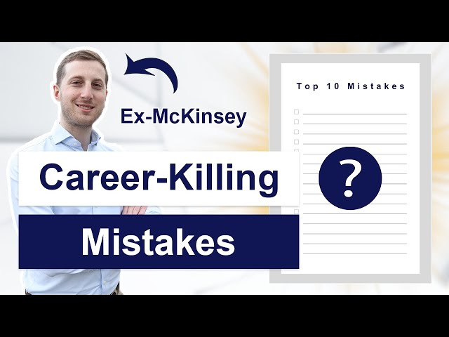 10 Career-Killing Mistakes Professionals Make (And How to Avoid Them)