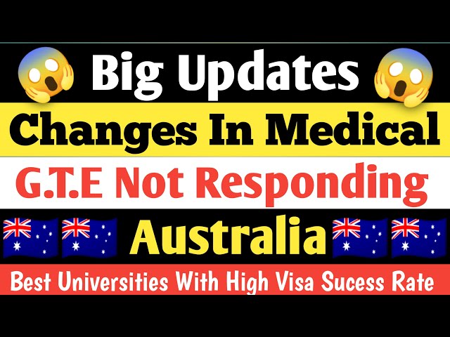 Medical Pattern Changed || Australia Student Visa 🇦🇺 || Study Visa Updates ||November Intake