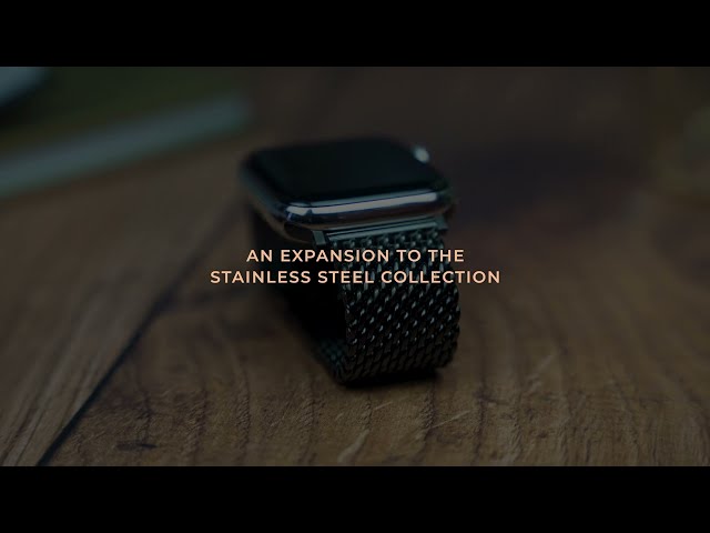 The Black Milanese | Buckle & Band | 2024 Strap Collection for Apple Watch