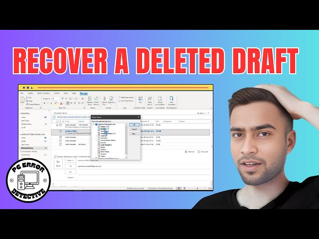 How To Recover A Deleted Draft In Outlook