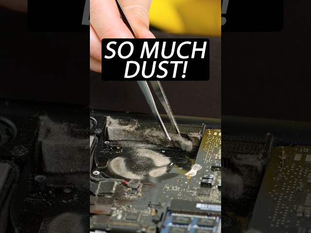 Insanely DUSTY Computer Compilation #shorts #cleaning