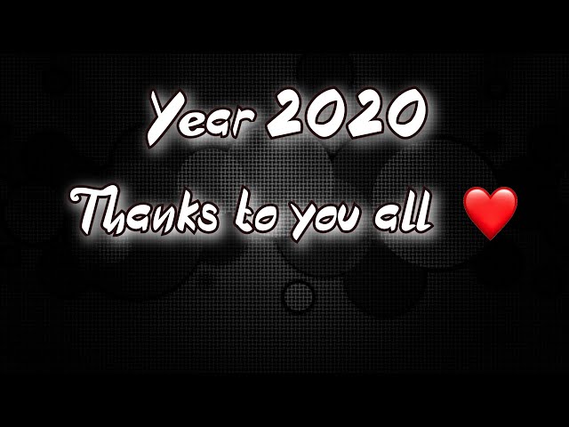 My year 2020, best moments of my channel