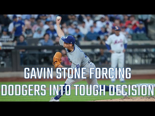 Gavin Stone cementing his role in Dodgers' rotation will force them to make tough decision