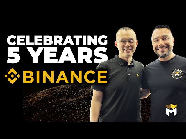 Celebrating 5 years with the biggest crypto exchange in the world , Binance!