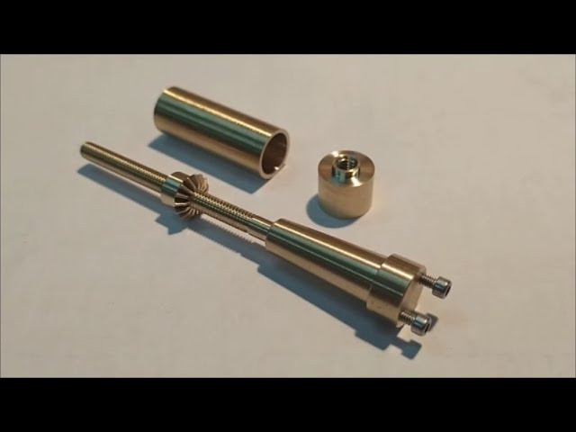 Machining Brass Components For a Miniature 1800's Shaper