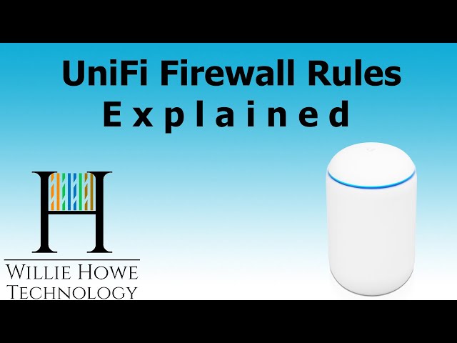 UNIFI FIREWALL RULES EXPLAINED