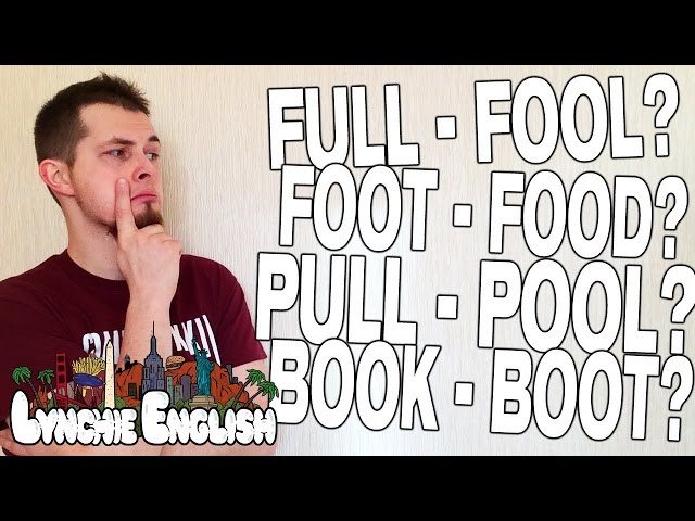 Lynchie English #1 - FULL FOOL, FOOT FOOD, PULL POOL, BOOK BOOT