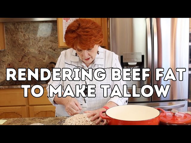 Rendering Beef Fat to Make Tallow
