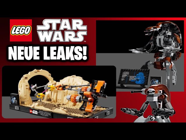 LEGO Star Wars Leaks: Droideka & Podrace Diorama! | LEGO News