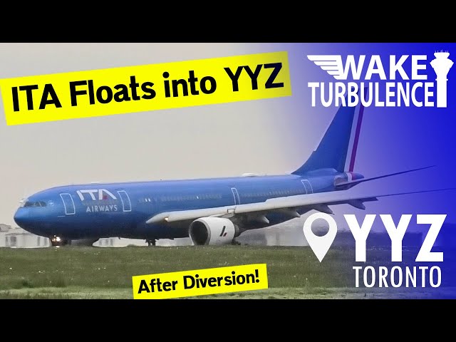 ITA Diverts to Goose Bay, then Floats into Toronto - Airbus A330 Landing!