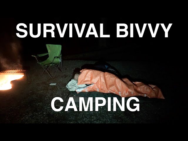 Camping In Emergency Survival Bivvy Sack