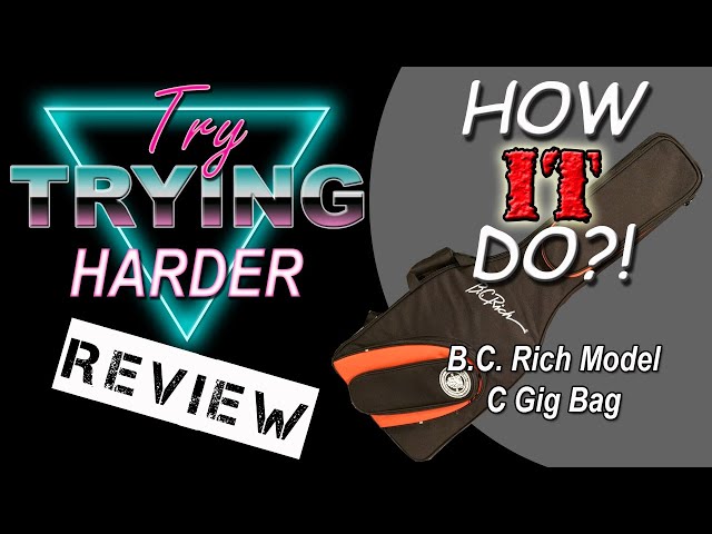 TTH Review #11: B.C. Rich Model C Gig Bag #review #unboxing #bcrich #guitar #sweetwater #vlogging