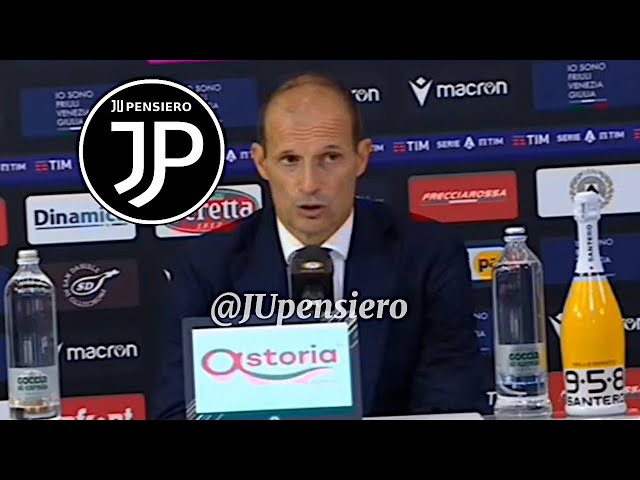 ALLEGRI post Udinese-Juve 0-3 conferenza stampa: "Yildiz domani si deve tagliare i capelli!..."