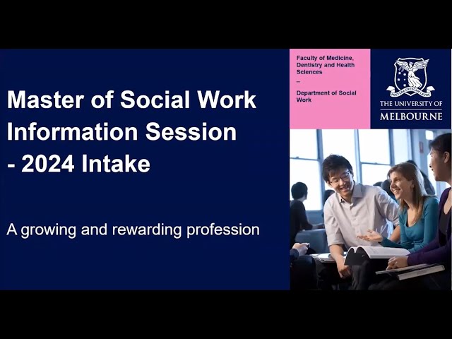 Master of Social Work Information Session - 2024 Intake