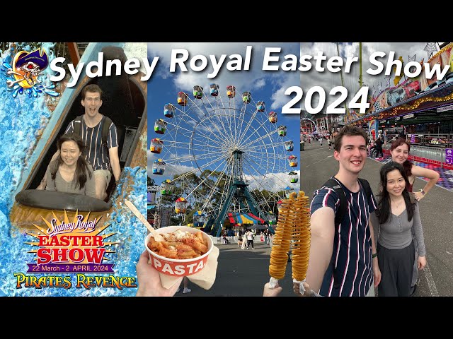 Sydney Royal Easter Show 2024 VLOG | Rides, Food, Art and more!