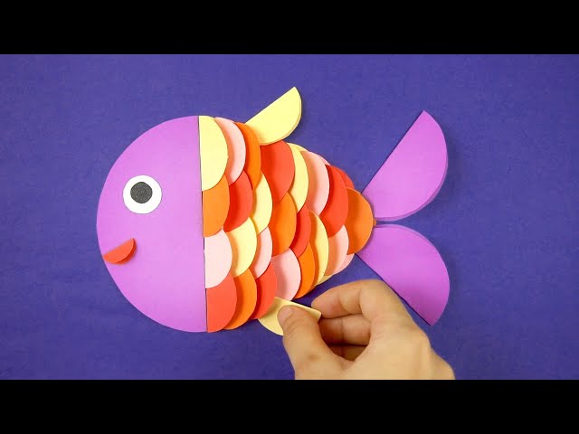 CRAFT AND FUN - 8 amazing animals with Paper Circles - DIY craft